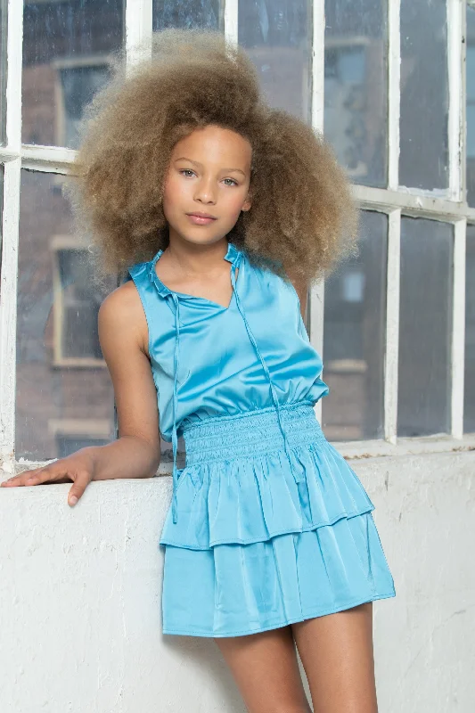 Price Fest TWEEN BECCA SATIN DRESS