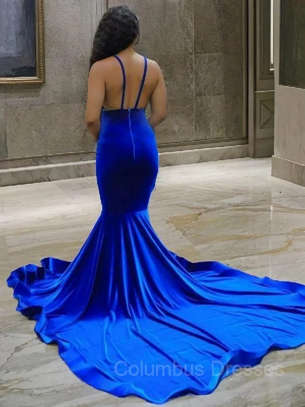 Bargain Bin Trumpet/Mermaid V-neck Court Train Elastic Woven Satin Prom Dresses With Appliques Lace Bargain Bin Trumpet/Mermaid V-neck Court Train Elastic Woven Satin Prom Dresses With Appliques Lace