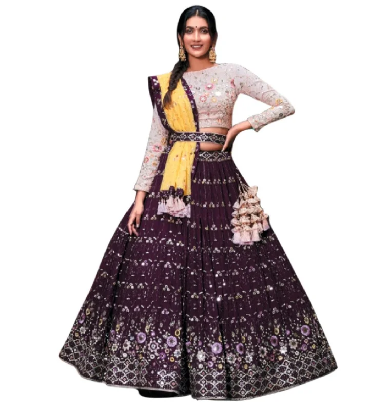Deal Dash Enthralling Embroidered Designer Lehenga Choli With Designer Dupatta SNT-60003 Deal Dash Enthralling Embroidered Designer Lehenga Choli With Designer Dupatta SNT-60003