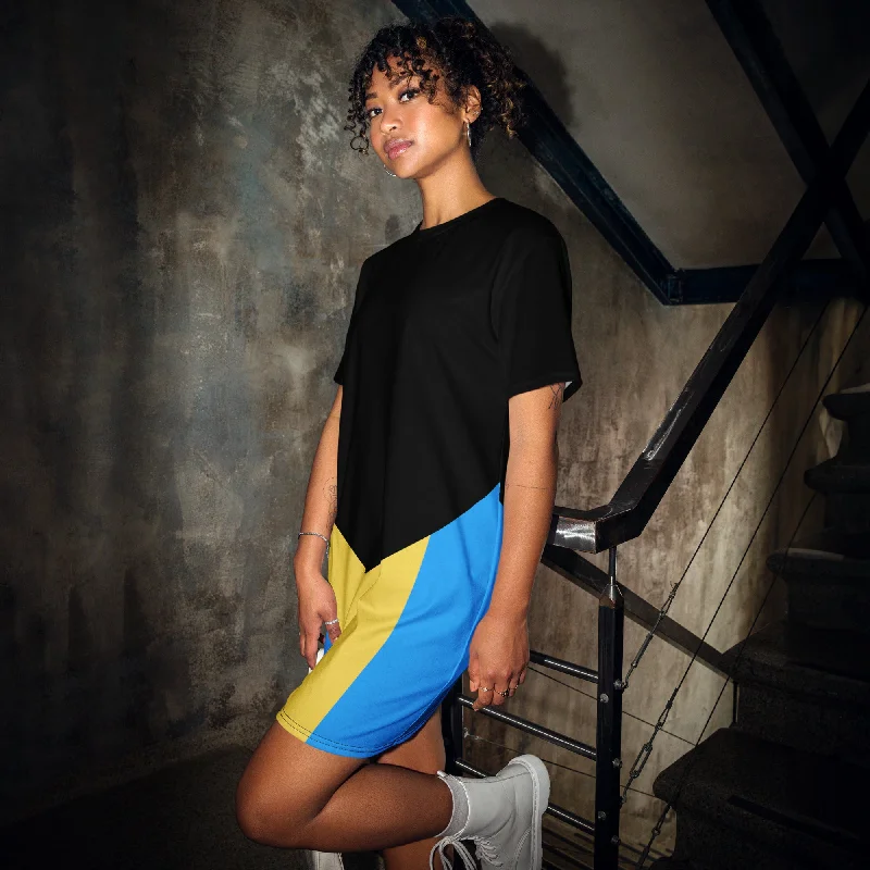 Deal Dash Bahamas Flag - T-shirt dress