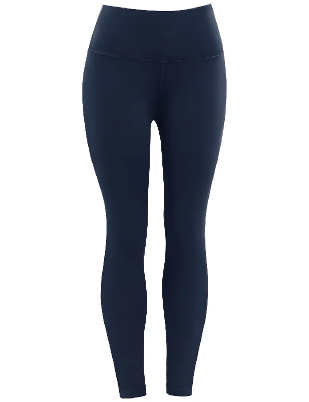 High Waist Biking Pants darknavy_Biking