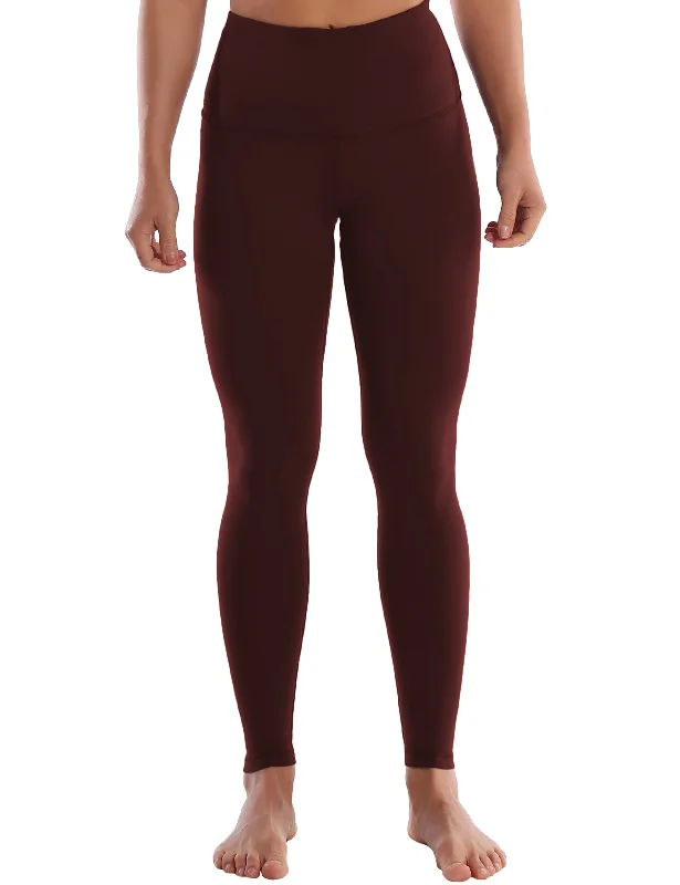 Super High Waist Plus Size Pants mahoganymaroon_Plus Size