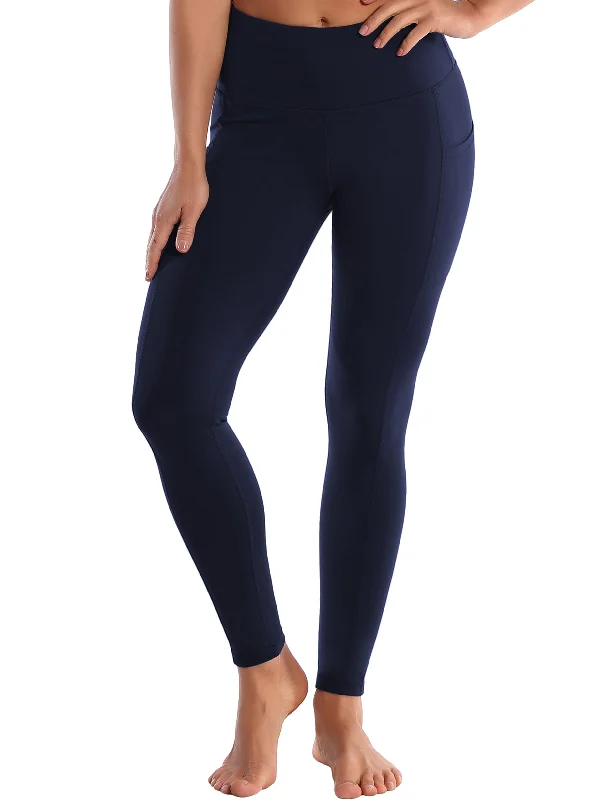Buy Now Travel essentialsHip Line Side Pockets Yoga Pants darknavy_yoga