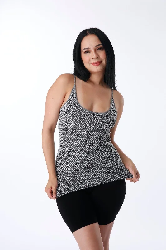 Lulu Cami Tank - Black Coco