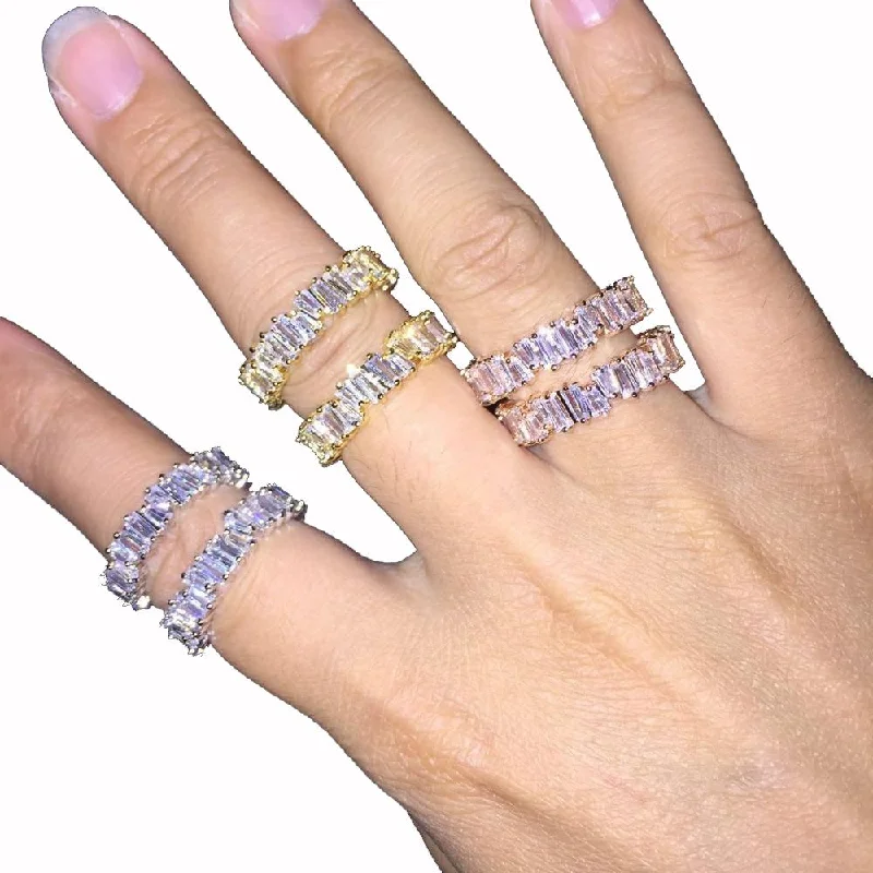 Weekend Special Best sellersBaguette Rings [BRILLIANT SHINE]