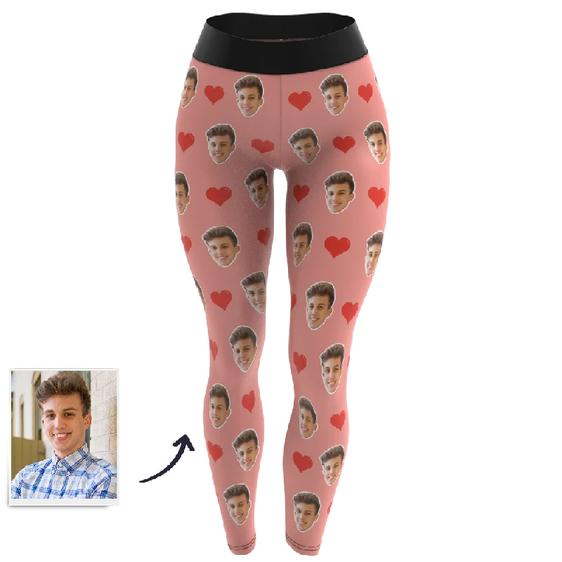 Exclusive Deal Seasonal best dealsCustom Face Leggings – Personalized Leggings [PUT YOUR FACE ON THESE LEGGINGS]