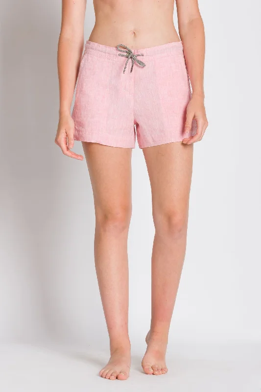 Daniela | Women's Linen Woven Shorts