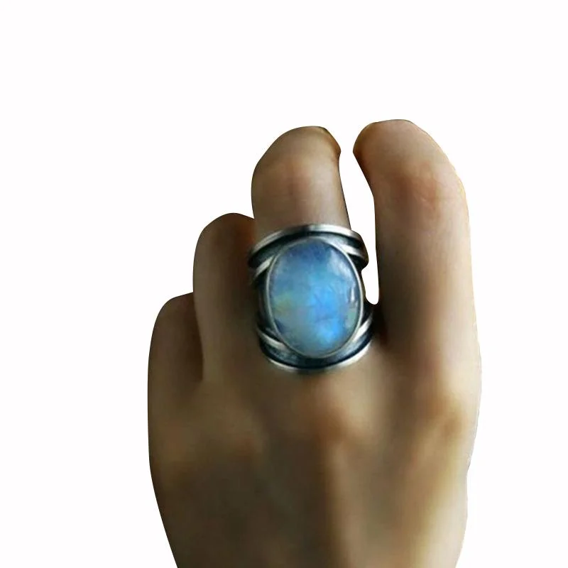 Hot Deal Travel essentialsMoonstone Ring [Unique]