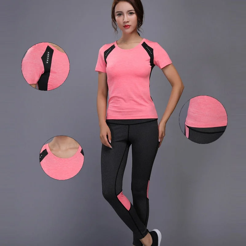 Clearance Event Flash salesOLOEY Women Tennis Clothes Yoga Set Badminton Clothing Fitness Running Shirt+Pants Quick Dry Gym Workout Jogging Sport Suit Clearance Event Flash salesOLOEY Women Tennis Clothes Yoga Set Badminton Clothing Fitness Running Shirt+Pants Quick Dry Gym Workout Jogging Sport Suit