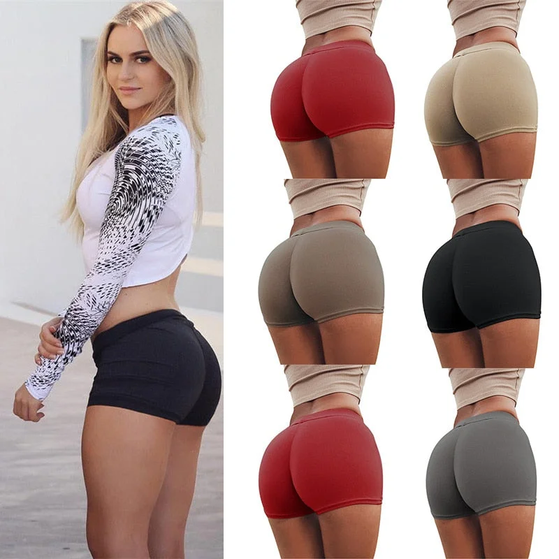 Exclusive Access Daily dealsSexy Yoga Shorts Women Sports Wear Fitness Short Pants Skinny Female Push Up Gym Clothing Solid Color Elastic Breathable Flex Exclusive Access Daily dealsSexy Yoga Shorts Women Sports Wear Fitness Short Pants Skinny Female Push Up Gym Clothing Solid Color Elastic Breathable Flex