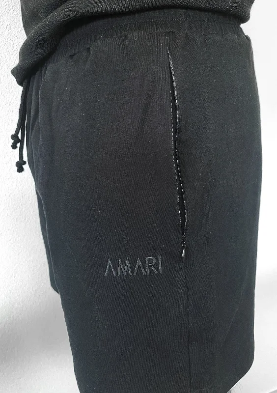 Unisex Sweats Shorts - Black