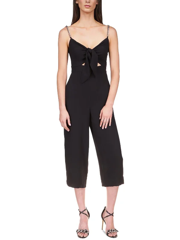 Epic Deals Best sellersWomens Knot Front Wide Leg Jumpsuit